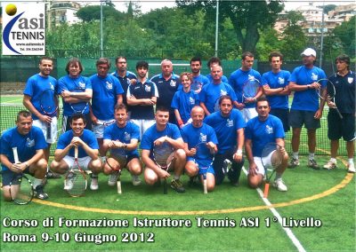 Corso Istruttori ASI Tennis 1° Liv