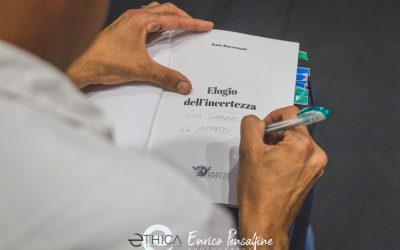 Presso Ethica, la presentazione dell’ultimo lavoro di Sammy Marcantognini: “L’elogio dell’incertezza”.